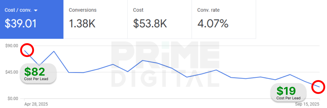 Charleston Wrap Google Ads Case Study