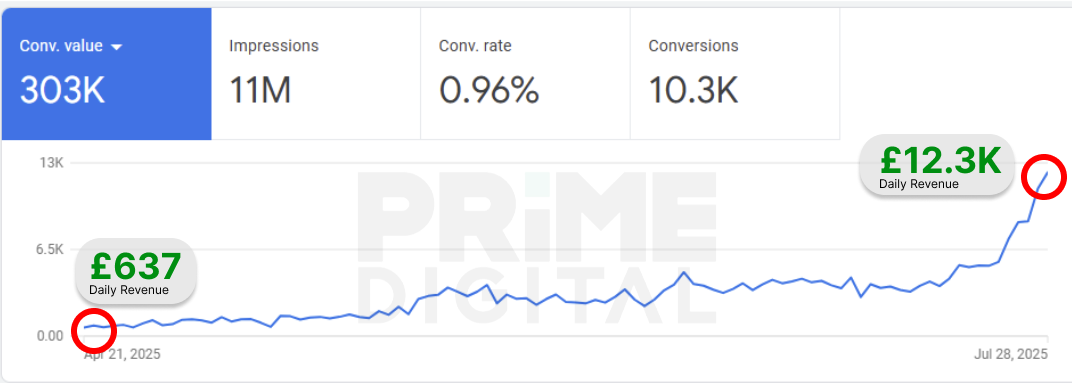 Stepprs – Google Ads Case Study Screenshot